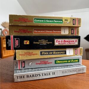 SOLD Amiga Advanced Dungeons & Dragons Big Box RPG Collection